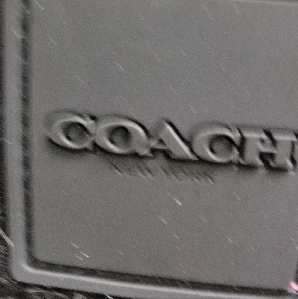 Coach Men's Classic Black Scarf - Picture 2 of 4